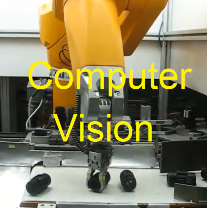Image with picture of Computer Vision, by presing the image the Computer Vision page will opened