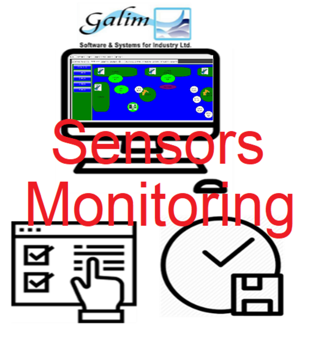 Image with picture and illustration of Sensor Monitoring, by presing the image the Sensor Monitoring page will opened